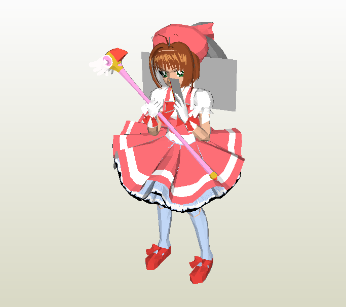Sakura card captor papercraft