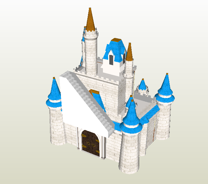 Castillo papercraft
