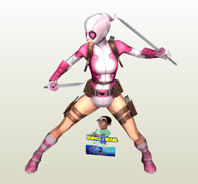 Gwenpool papercraft