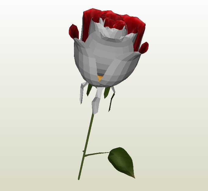 Rosa papercraft