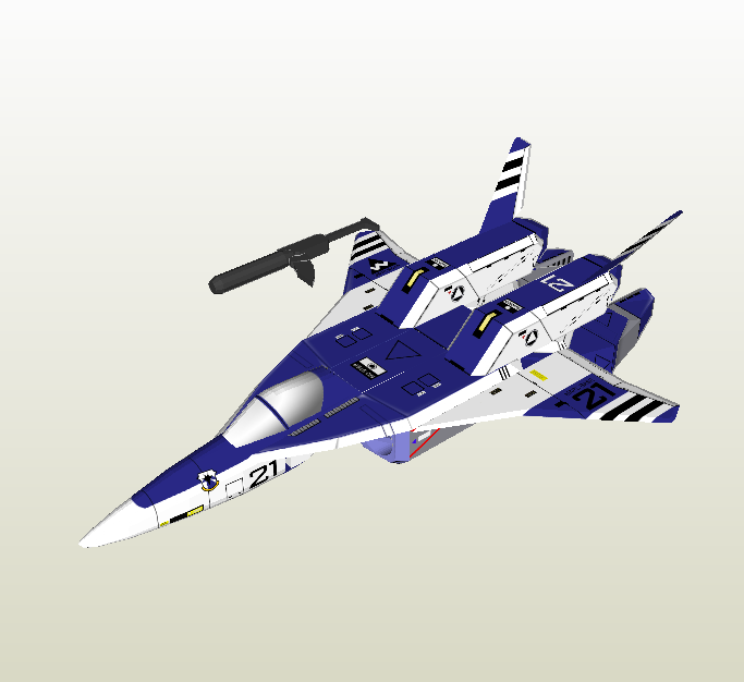 Alpha H papercraft