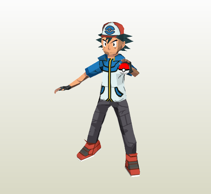 Ash papercraft