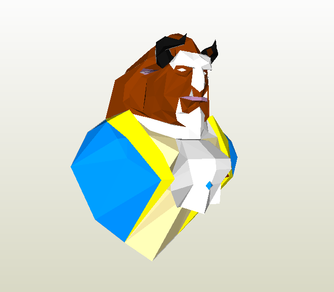 Bestia de papercraft