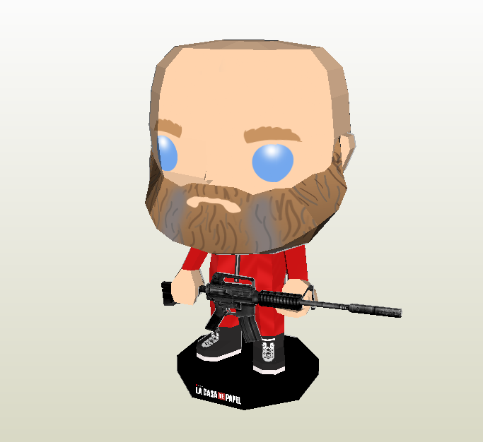 Helsinski Funko Pop papercraft