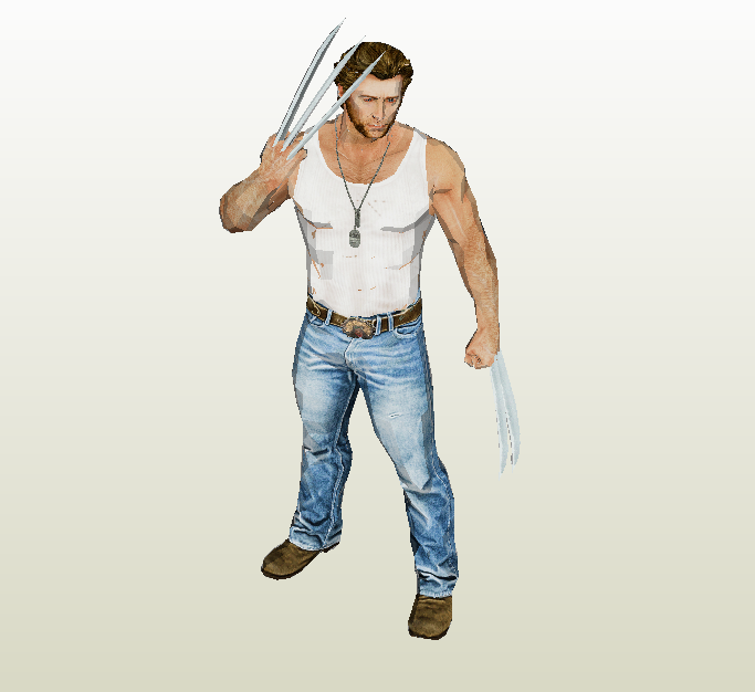Logan papercraft