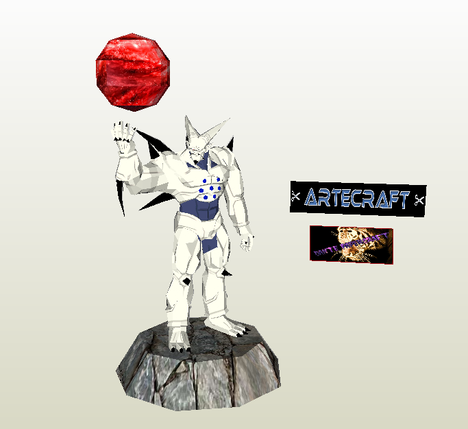 Omega Shenron papercraft