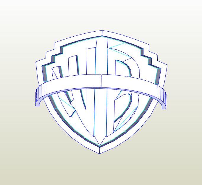 Warner Bros papercraft