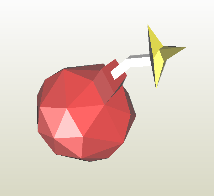 Bomba papercraft