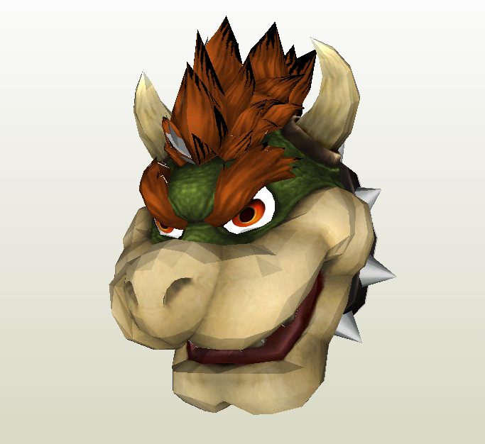 Bowser papercraft
