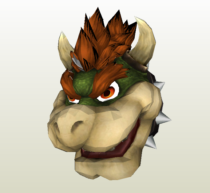 Bowser Papercraft Gratis Papercraft Gratis