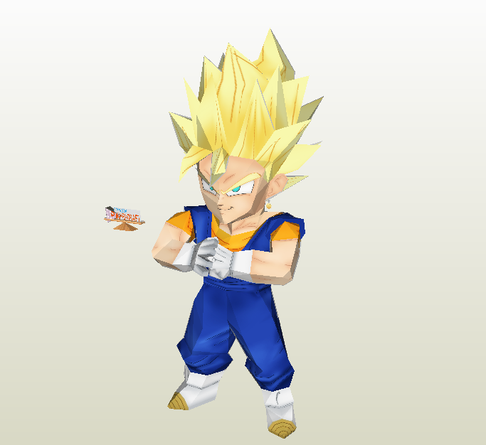 Vegito papercraft