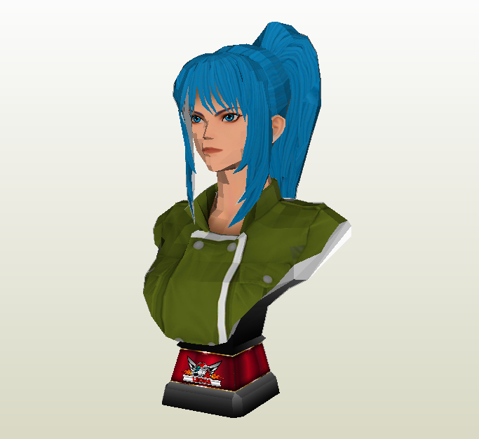 Leona Heidern papercraft