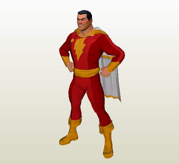 Shazam papercraft