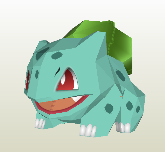 Bulbasaur papercraft