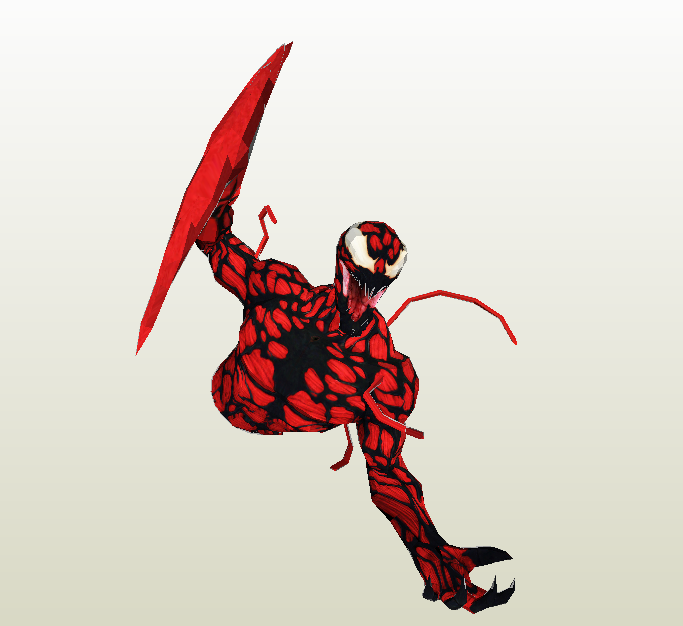 Carnage papercraft