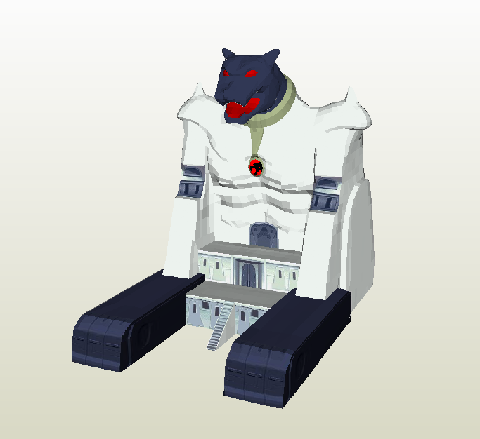 Cubil Felino papercraft