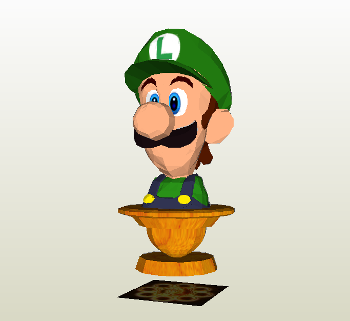 Luigi Papercraft