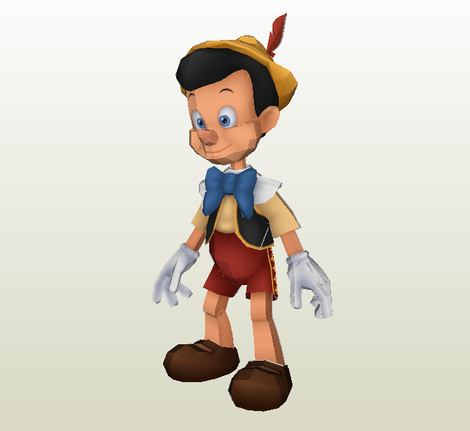 Pinocho papercraft