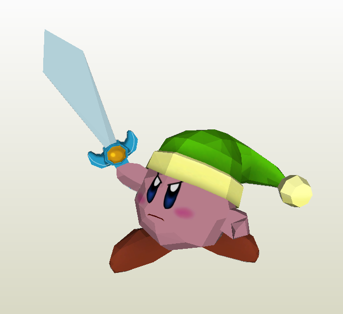 Sword Kirby papercraft