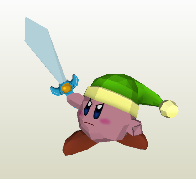 Sword Kirby - Papercraft Gratis - Papercraft Gratis