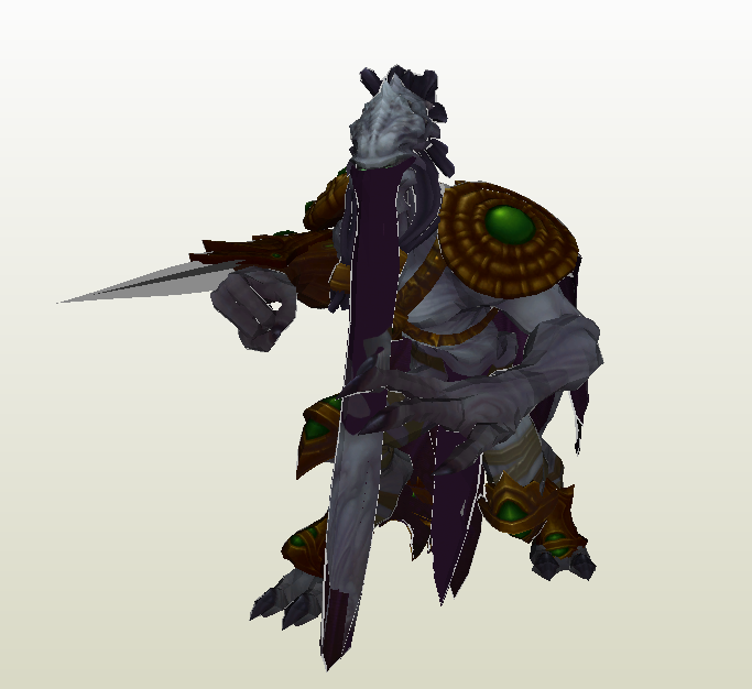 Zeratul papercraft