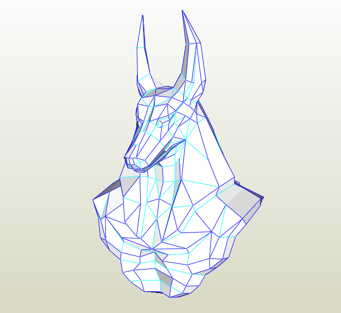 Anubis papercraft