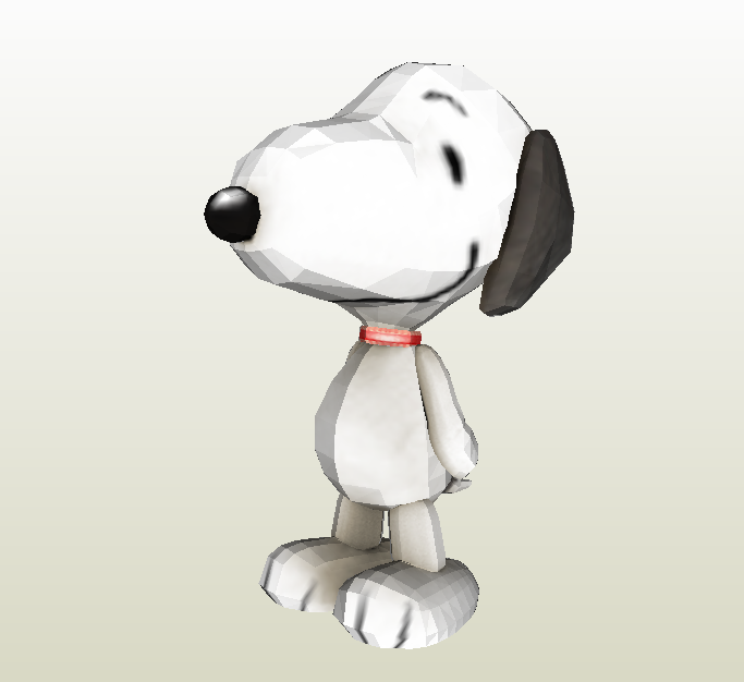 Snoopy papercraft