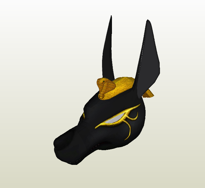 Anubis papercraft