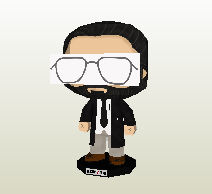 Funko profesor papercraft