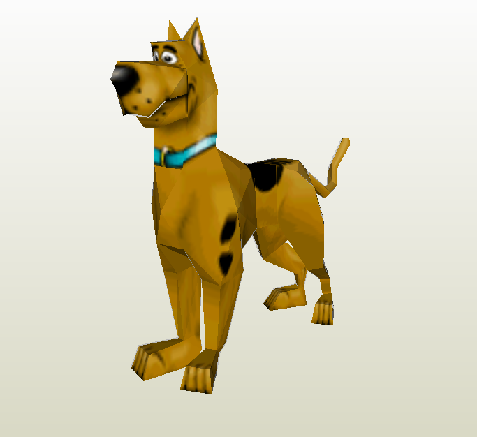 Scooby Doo papercraft