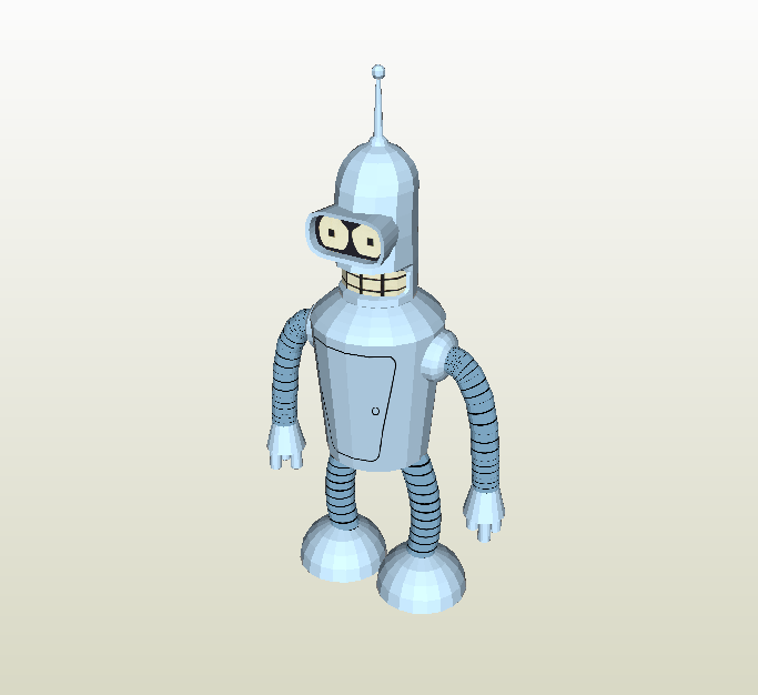 Bender papercraft