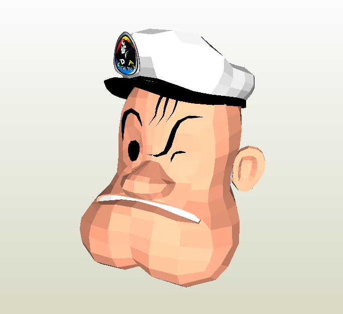 Popeye papercraft
