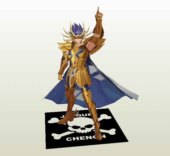 Máscara de Muerte papercraft