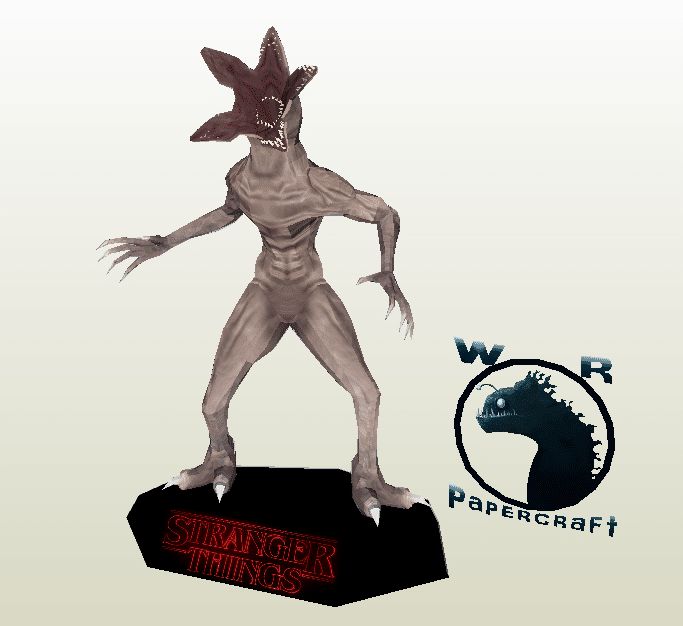 Demogorgón papercraft