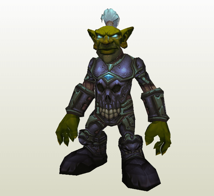 Goblin papercraft