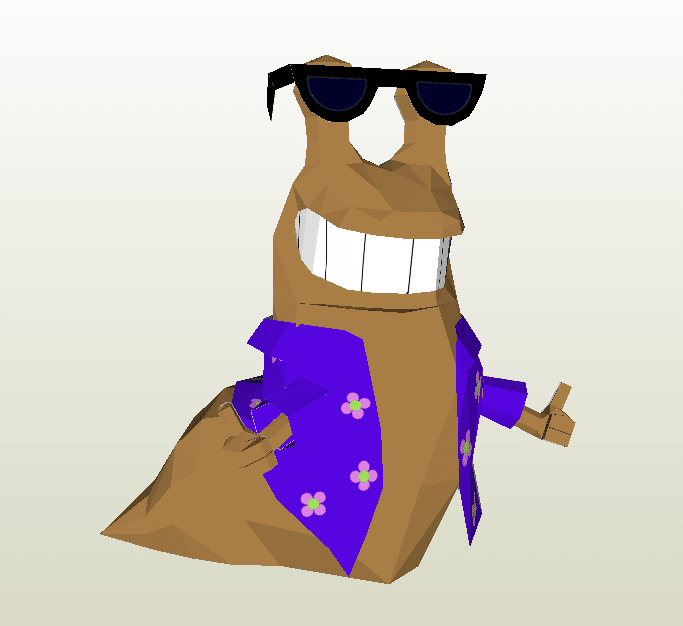 Slurm McKenzie papercraft