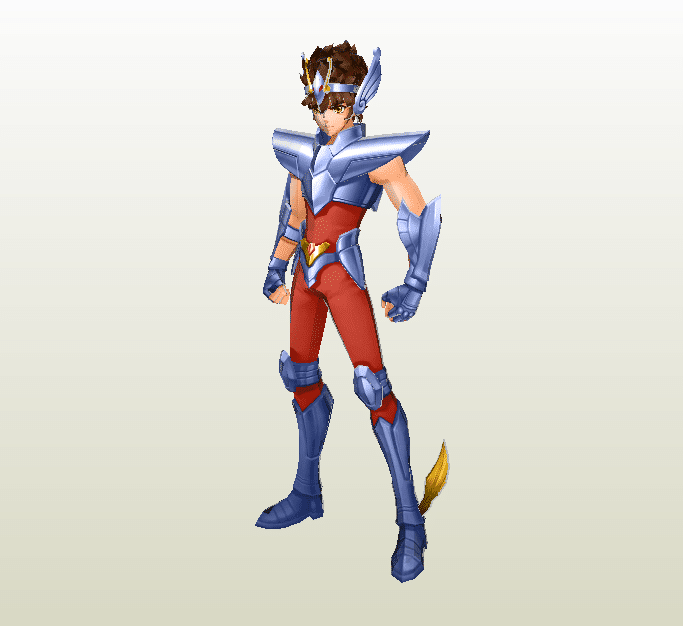 Seiya papercraft