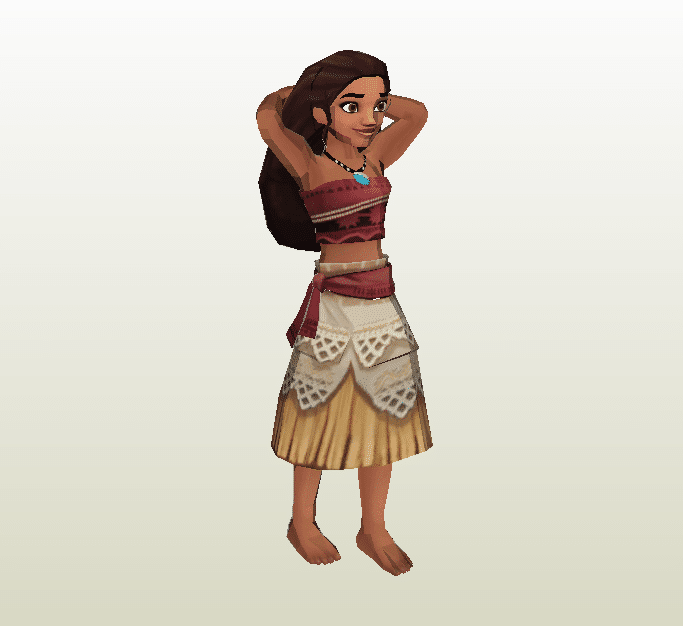 Moana papercraft