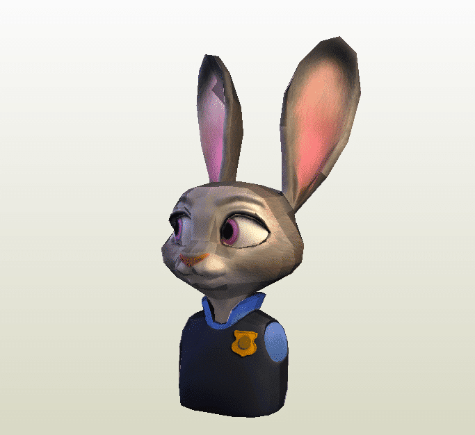 Judy Hopps papercraft