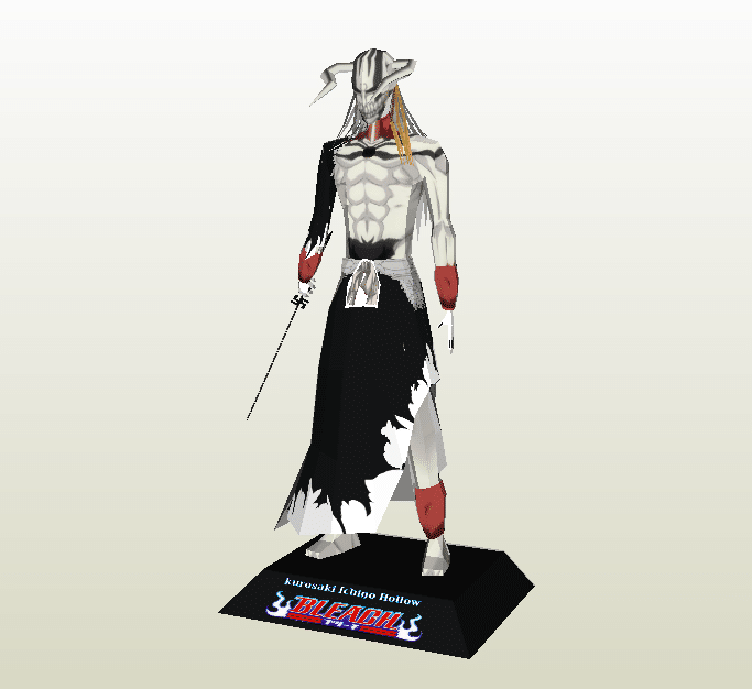 Hollow Ichigo papercraft