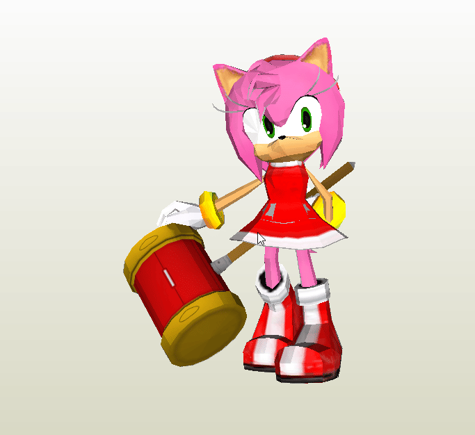 Amy papercraft