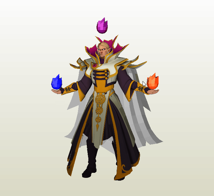Invoker papercraft