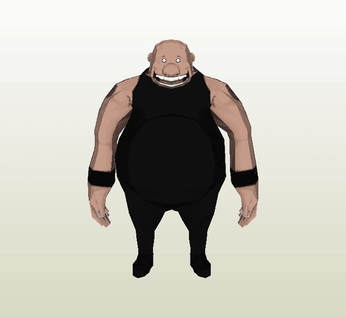 Gluttony papercraft