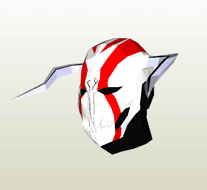 Hollow Ichigo papercraft