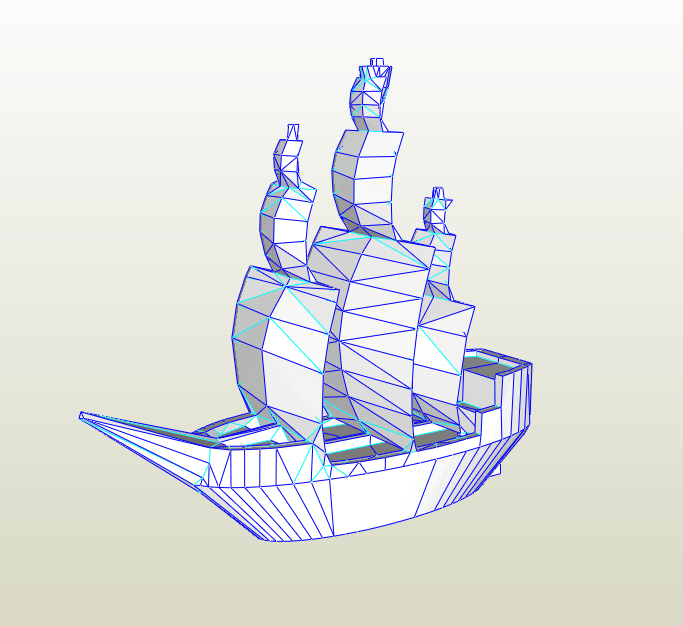 Carabela papercraft