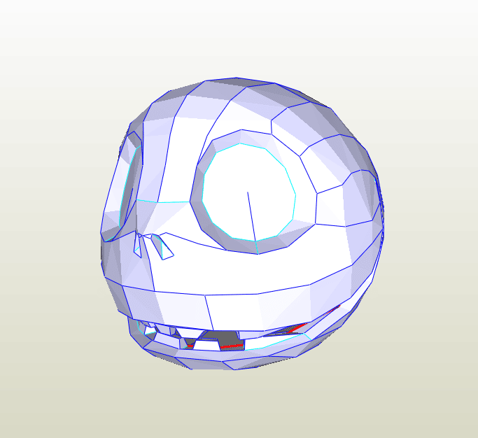Jack Skellington papercraft