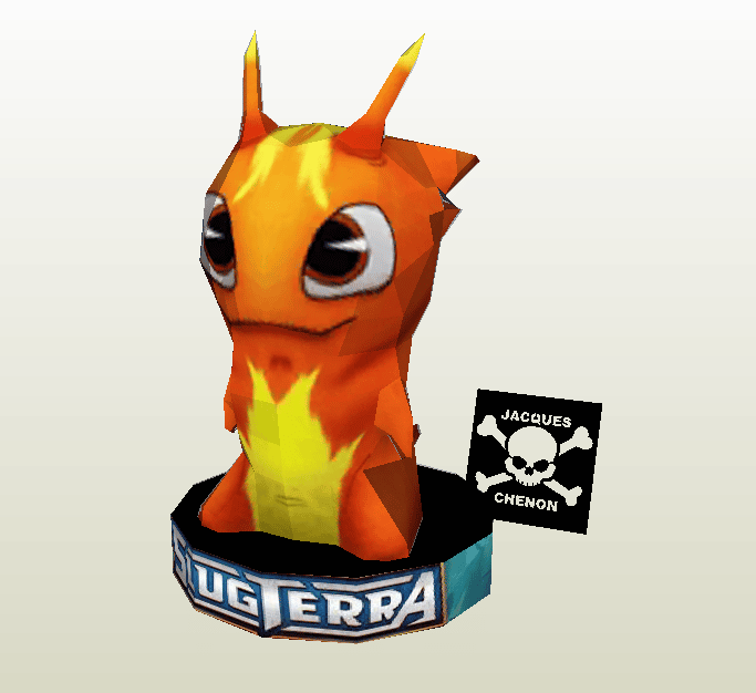 Burpy papercraft