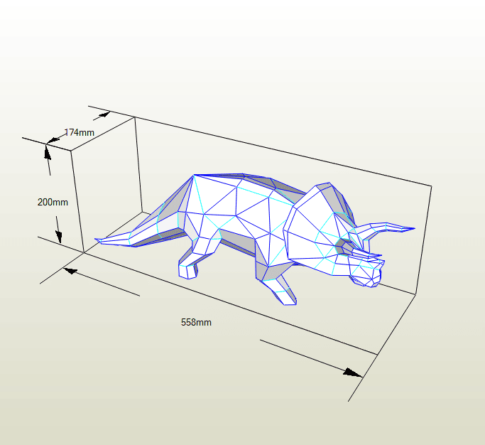 Triceratop Papercraft