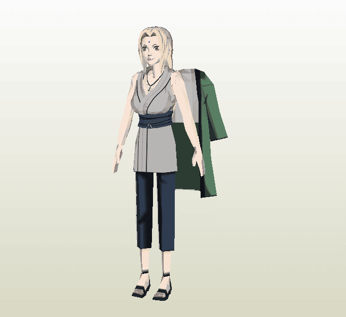 Tsunade papercraft