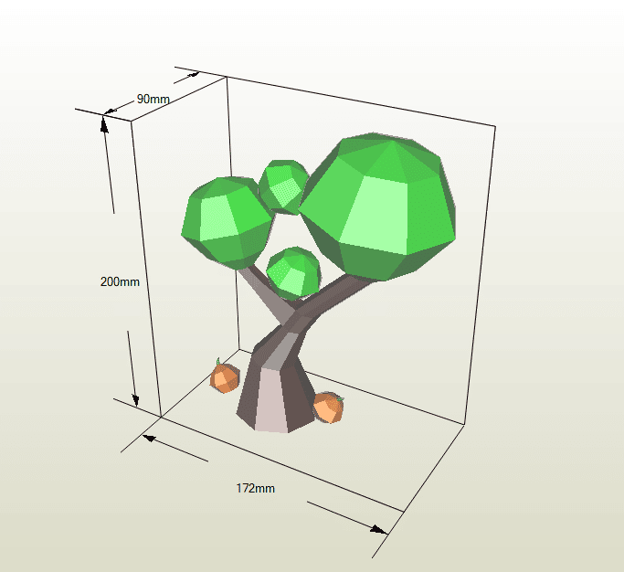Arbol De Papercraft